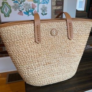 Tory Burch Straw Tote